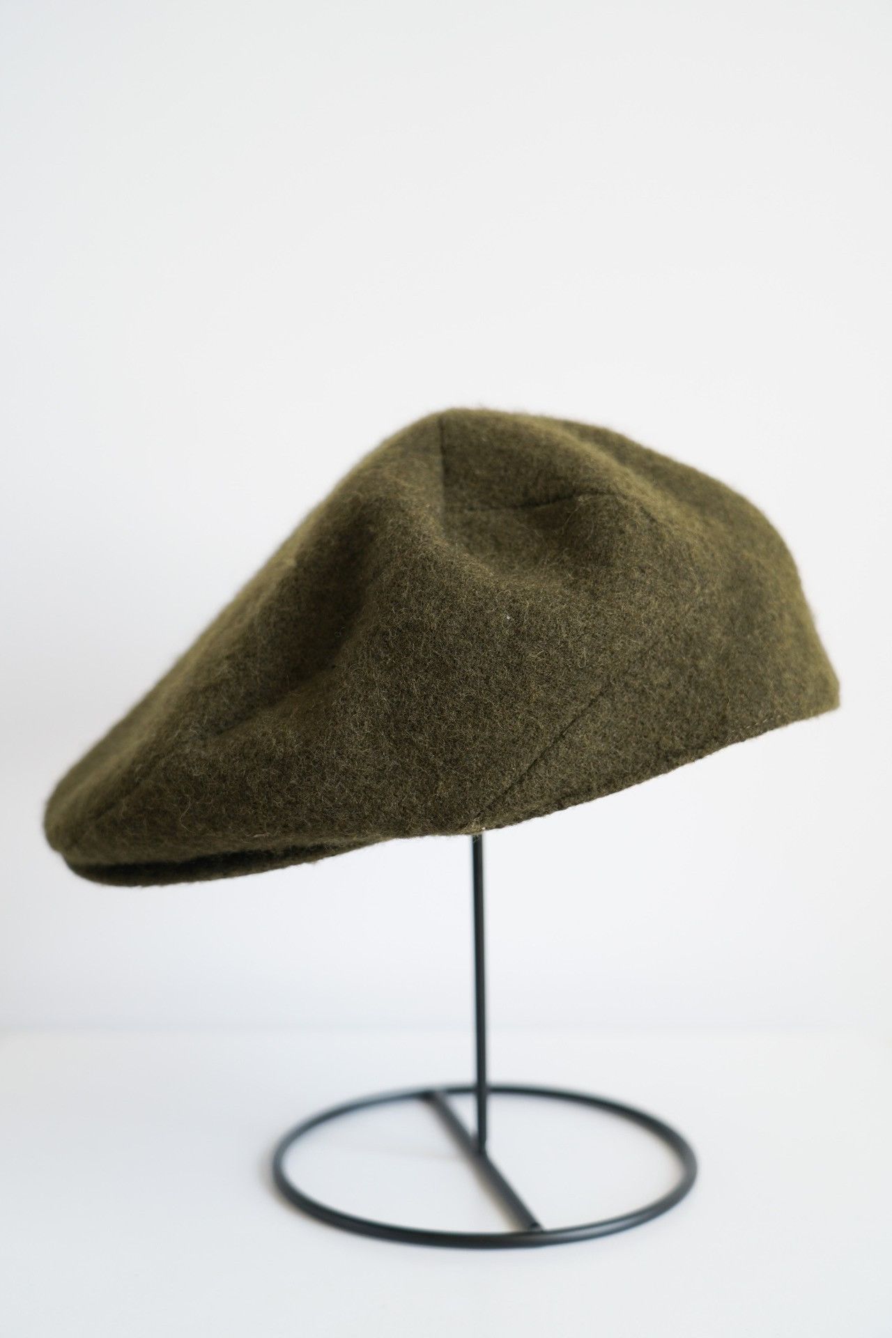 Yohji Yamamoto army green wool beret by Yohji Yamamoto Size ONE SIZE - 3 Thumbnail