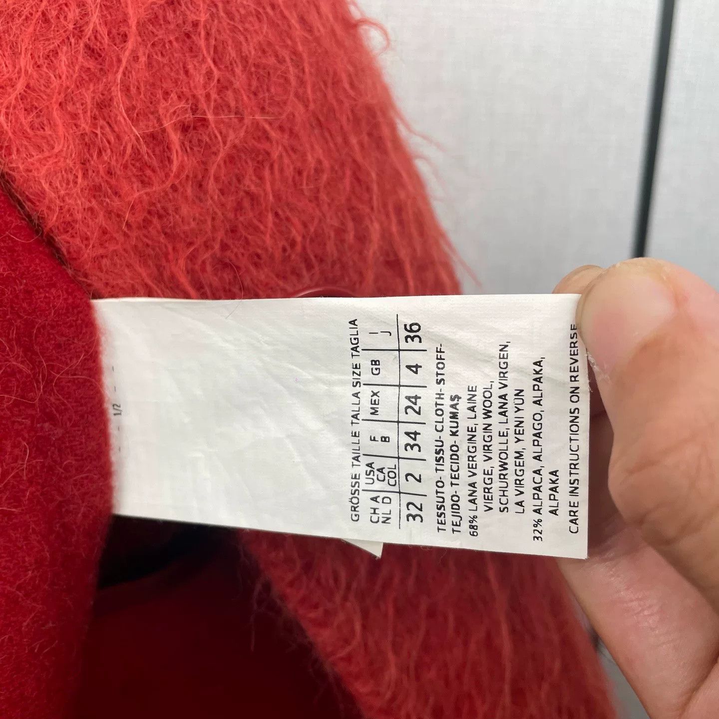 Max Mara red Maxmara coat for women Size US S / EU 44-46 / 1 - 3 Thumbnail
