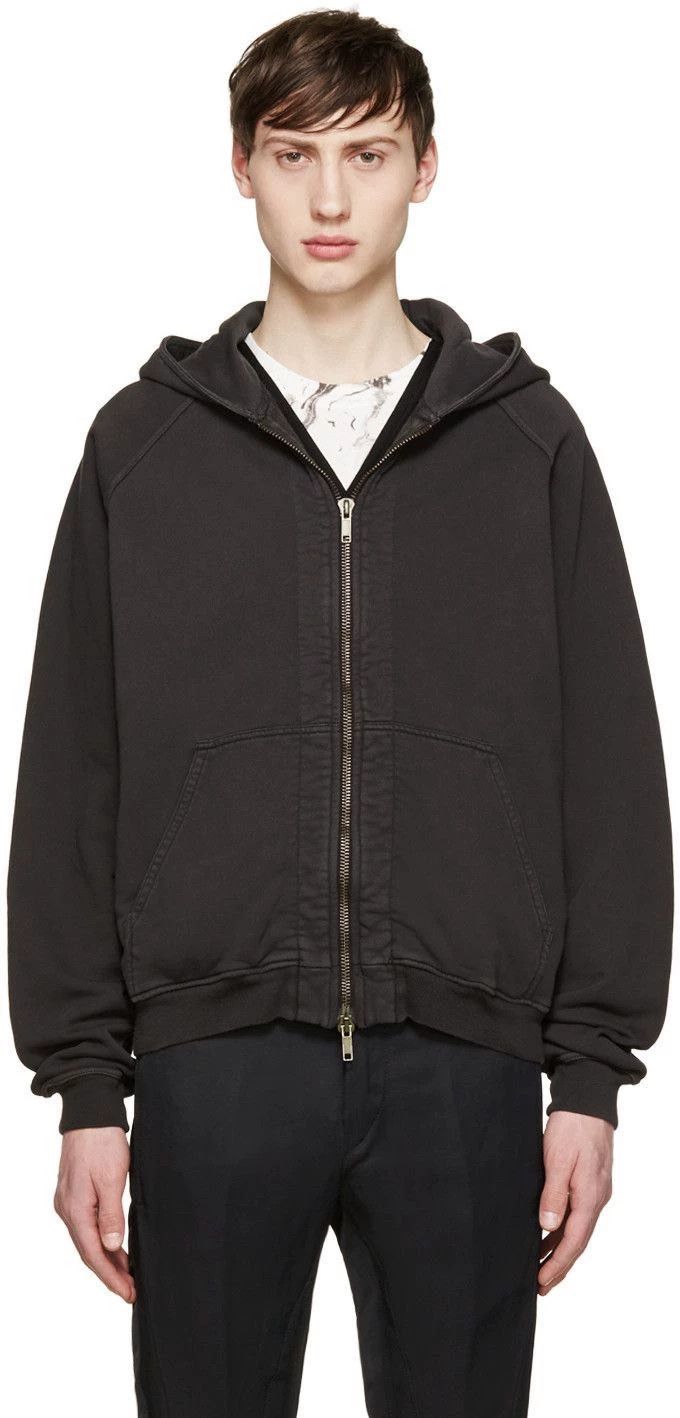 Haider Ackermann Haider Ackermann SS16 Gray Zip Hoodie Size US XS / EU 42 / 0 - 5 Thumbnail