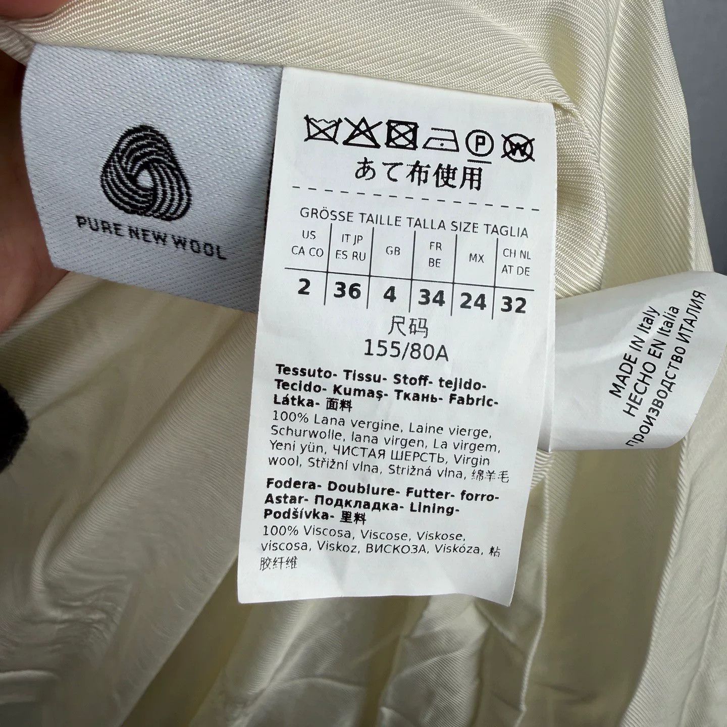 Max Mara MaxMara 3787 Wool Coat Size US XS / EU 42 / 0 - 5 Thumbnail