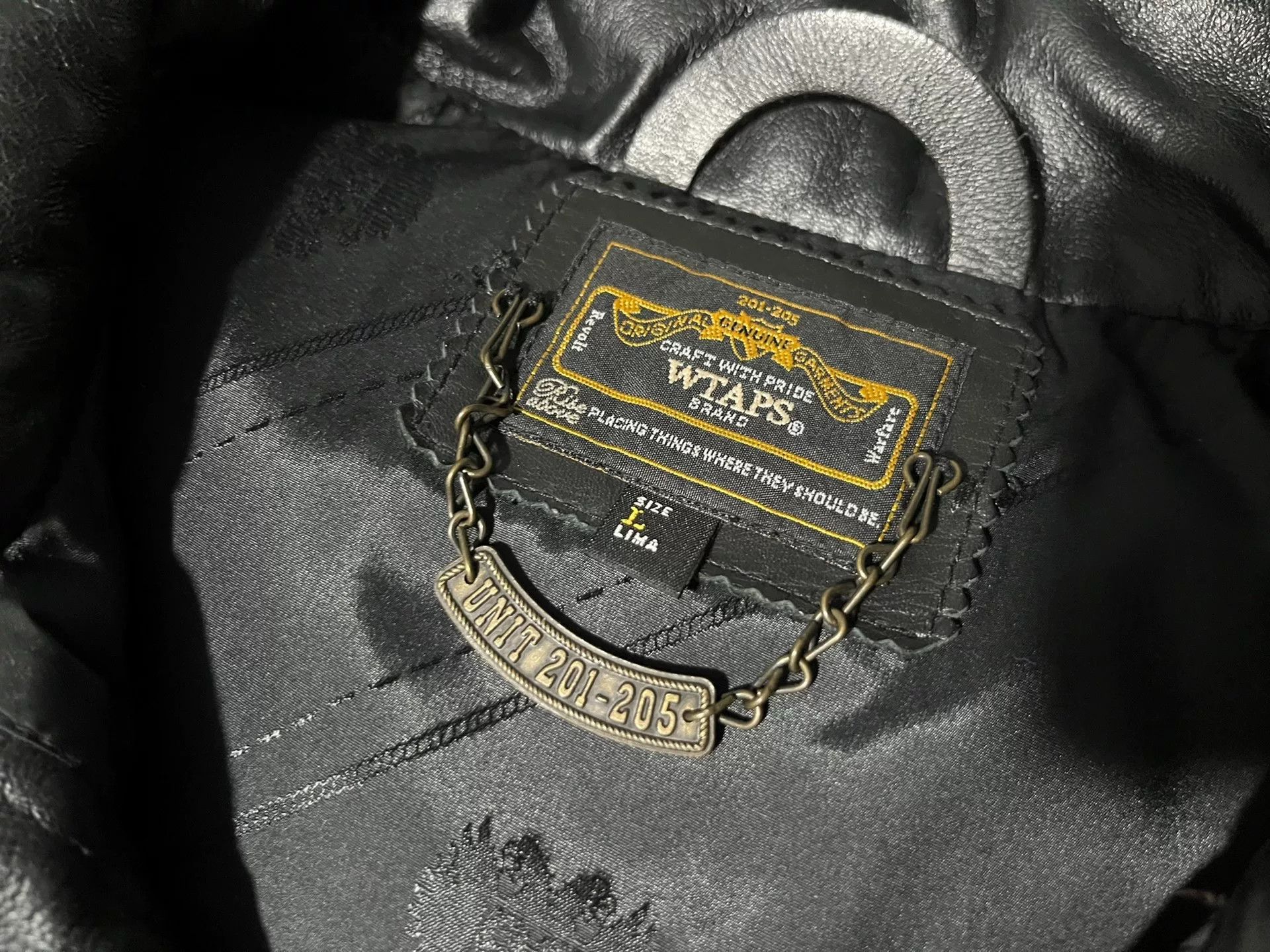 Wtaps WTAPS Military Black Leather Down Vest Size US L / EU 52-54 / 3 - 4 Thumbnail