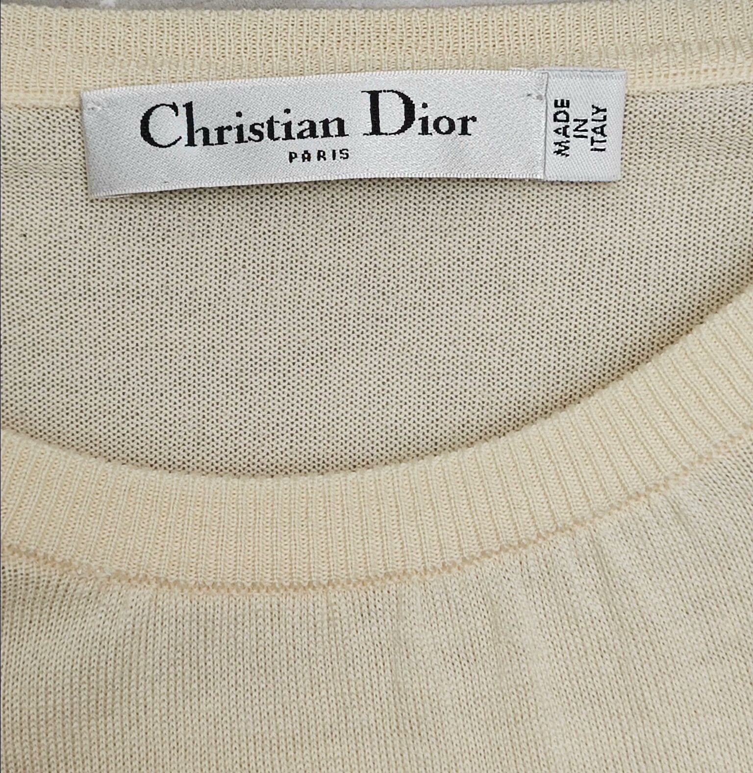Dior dior logo wool pullover sweater Size US M / EU 48-50 / 2 - 6 Thumbnail