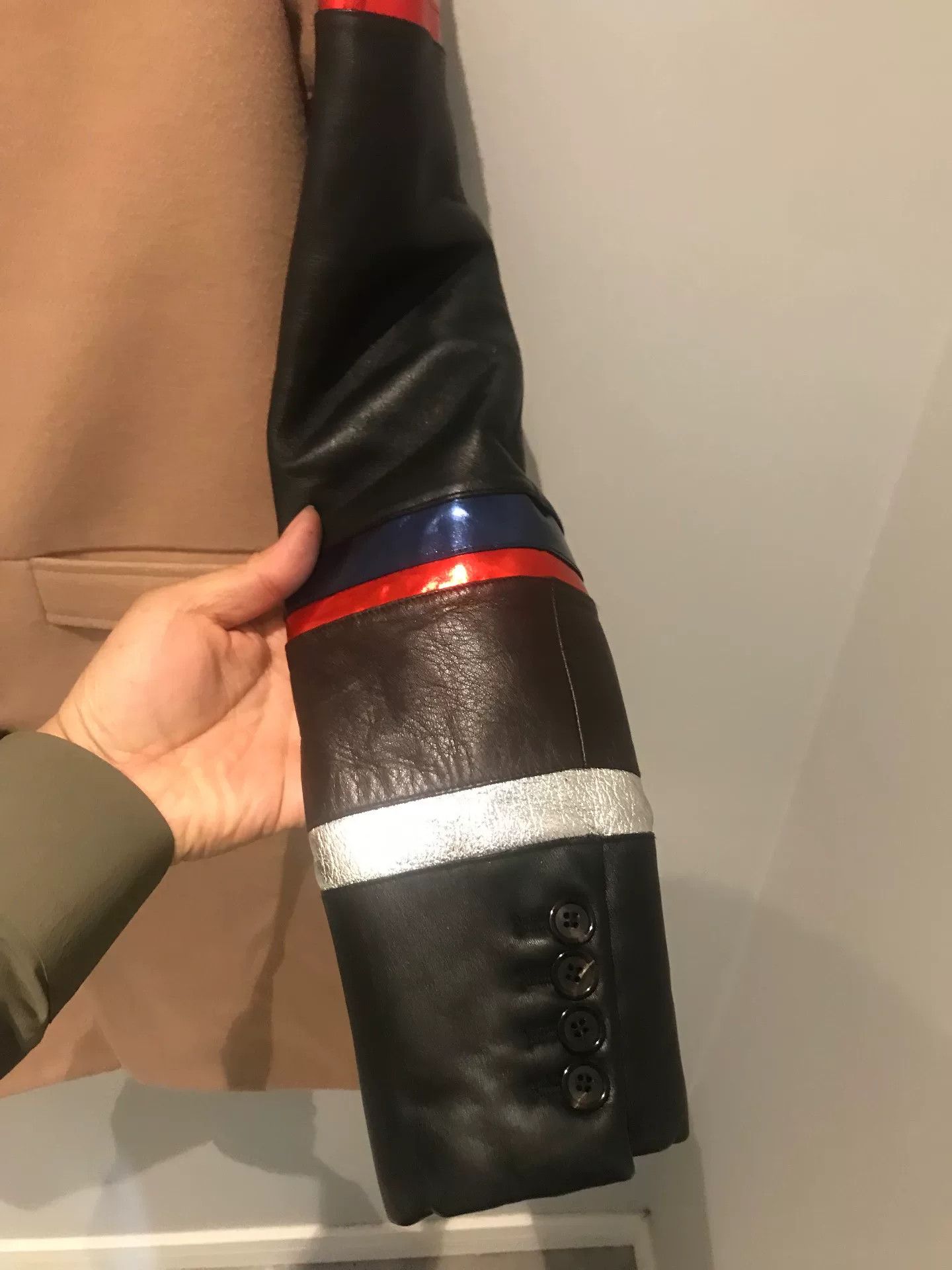 Givenchy Givenchy Wool Laser Leather Trim Coat Size US S / EU 44-46 / 1 - 7 Thumbnail