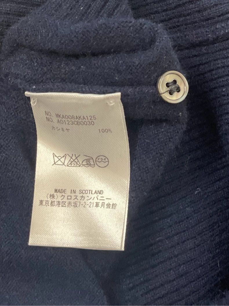 Thom Browne Thom Browne Navy Whale Cashmere Sweater Size US XS / EU 42 / 0 - 7 Thumbnail