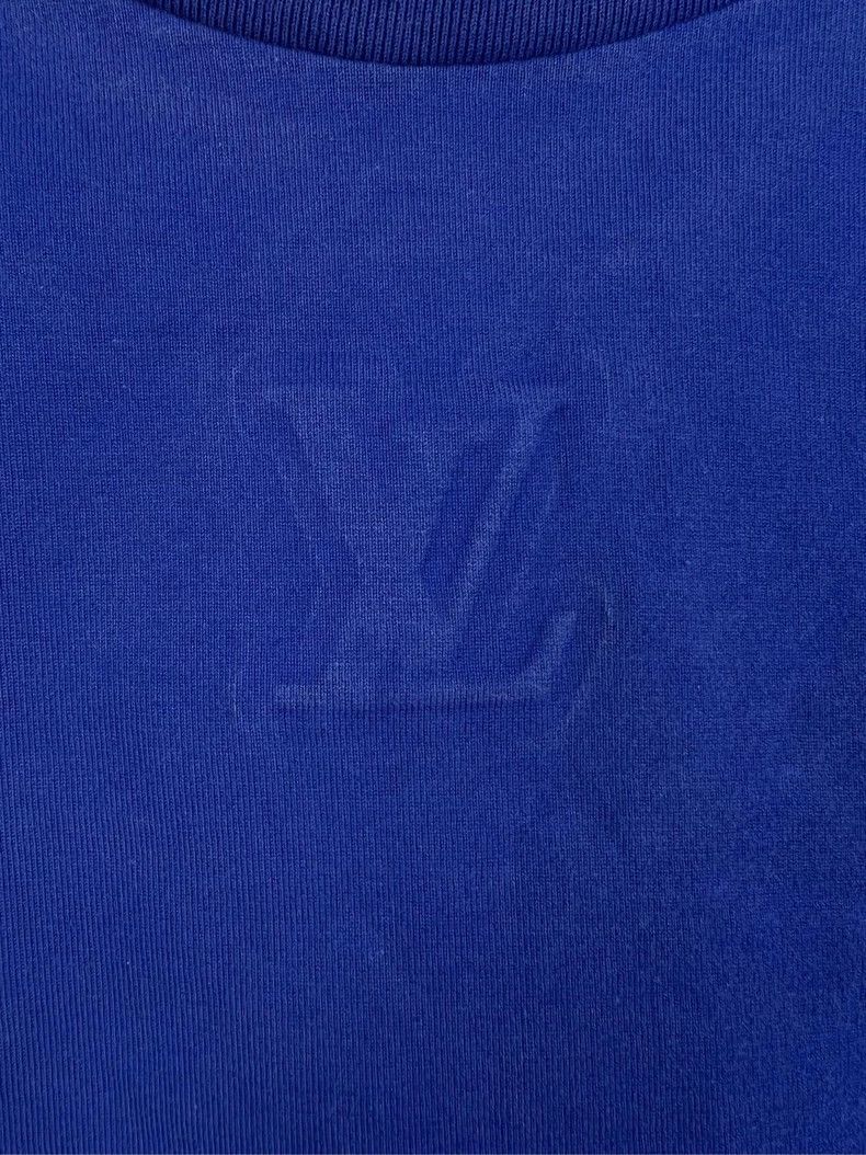 Louis Vuitton LOUIS VUITTON Embossed Collar T-Shirt Size US XL / EU 56 / 4 - 3 Thumbnail
