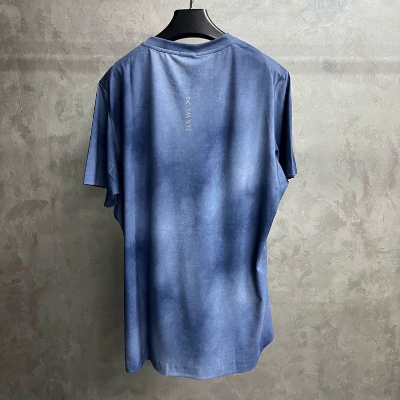 Loewe Loewe Blue Tie-Dye Logo Short Sleeve Size US L / EU 52-54 / 3 - 5 Thumbnail