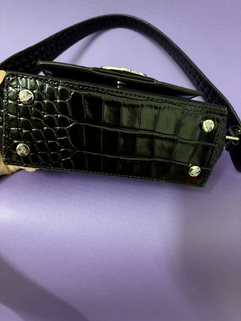 Vivienne Westwood Vivienne Westwood Hazel Crocodile Embossed Bag Size ONE SIZE - 4 Thumbnail