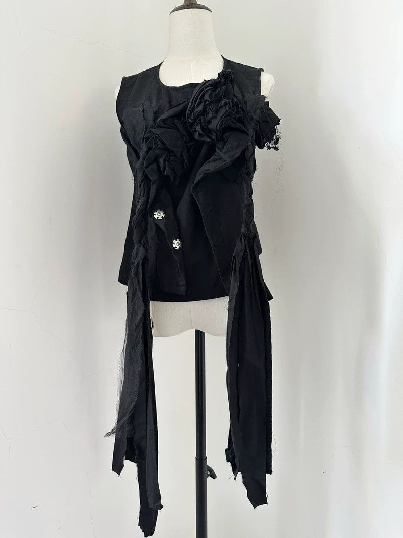Comme des Garcons Comme des Garçons 2003 Tricot Rose Vest Size US M / EU 48-50 / 2 - 5 Thumbnail
