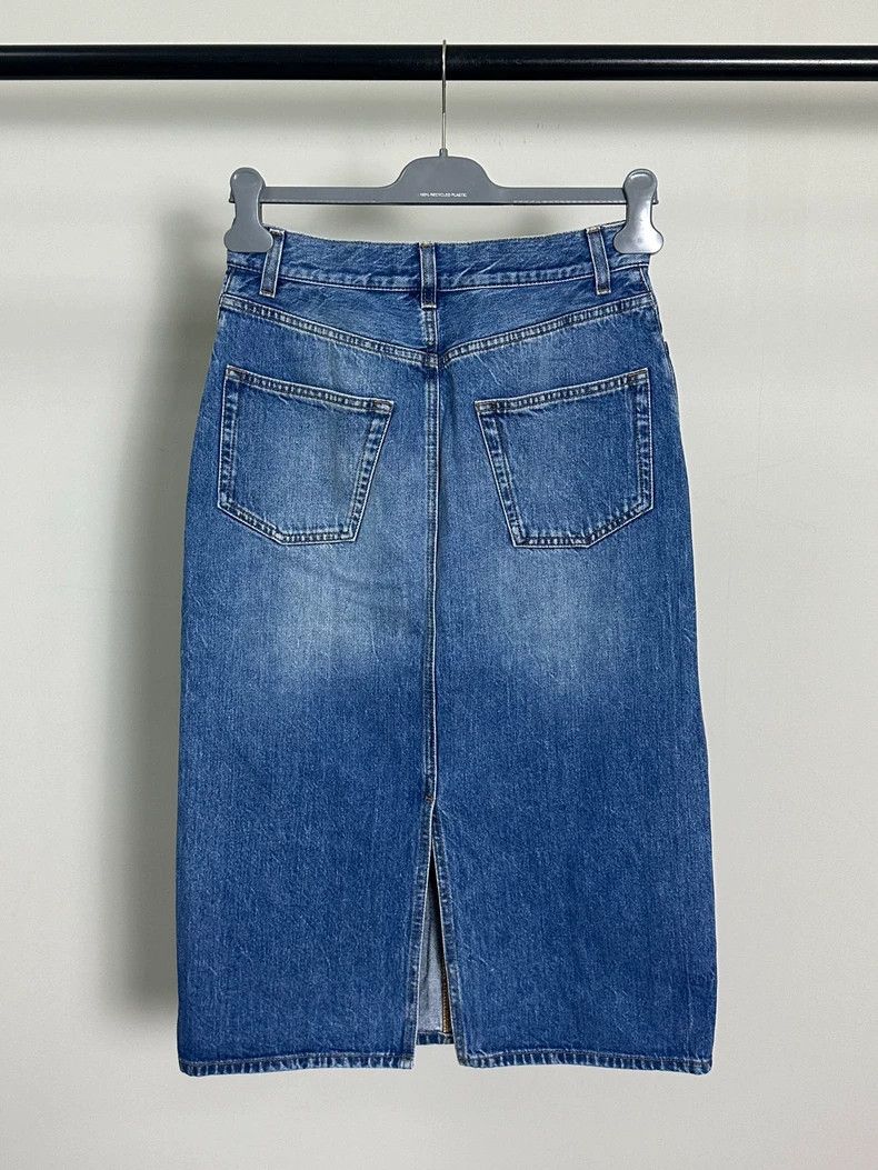 The Row The Row Tima Classic Denim Skirt Size US 26 / EU 42 - 2 Thumbnail