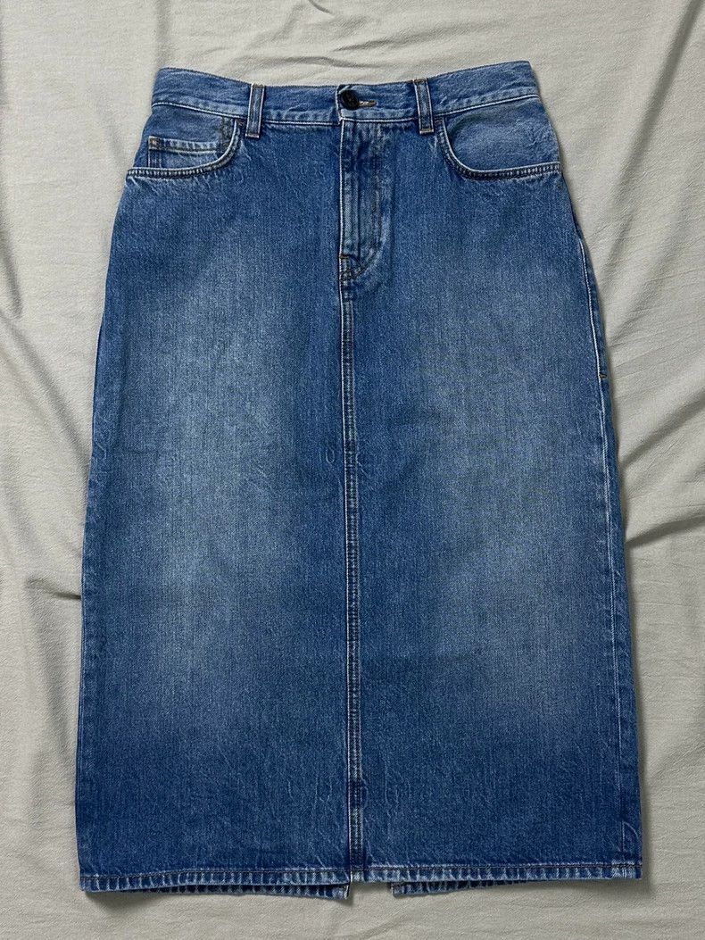 The Row The Row Tima Classic Denim Skirt Size US 26 / EU 42 - 3 Thumbnail