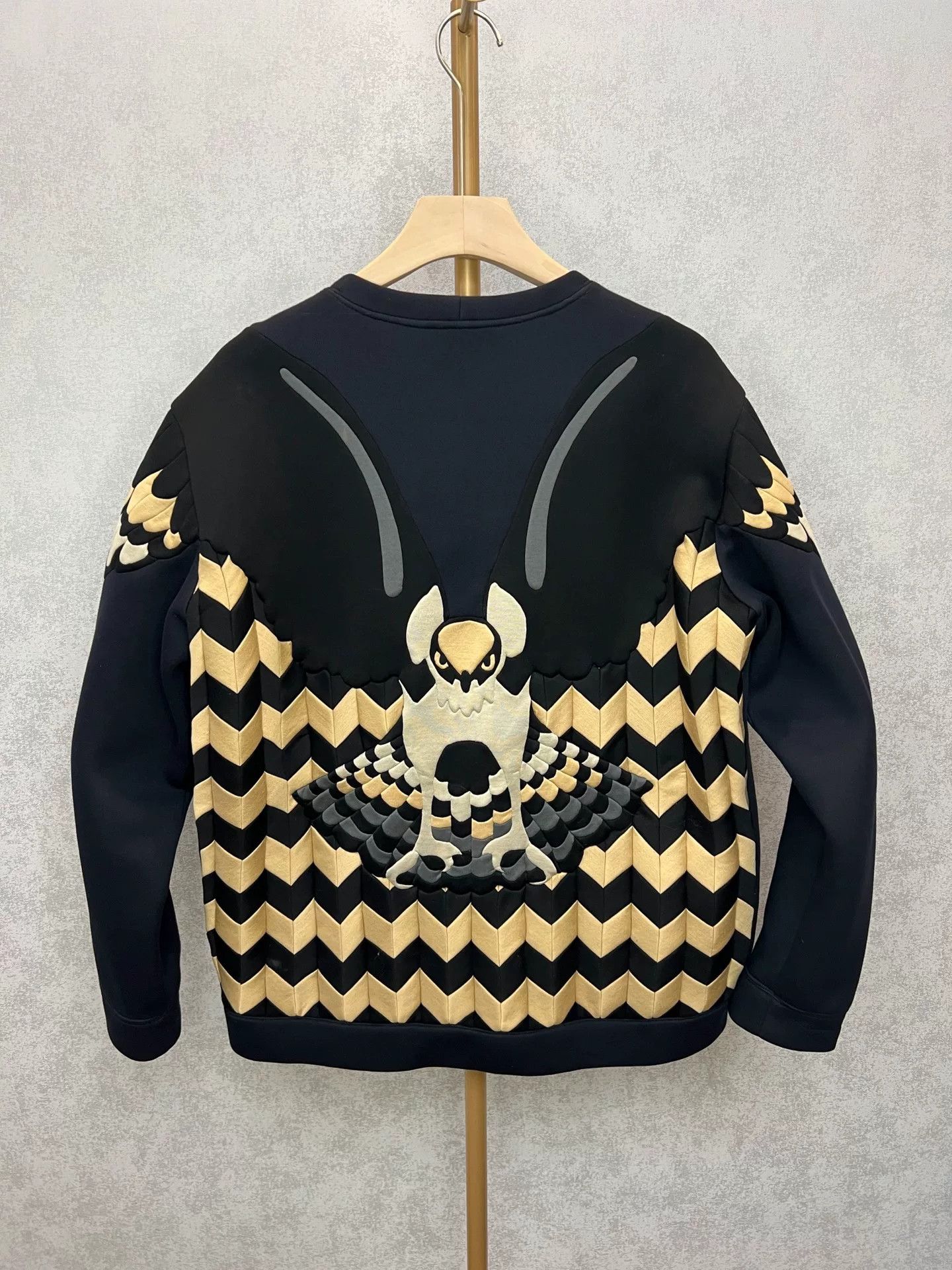 Valentino Valentino Eagle Patch Space Cotton Sweatshirt Size US M / EU 48-50 / 2 - 2 Thumbnail