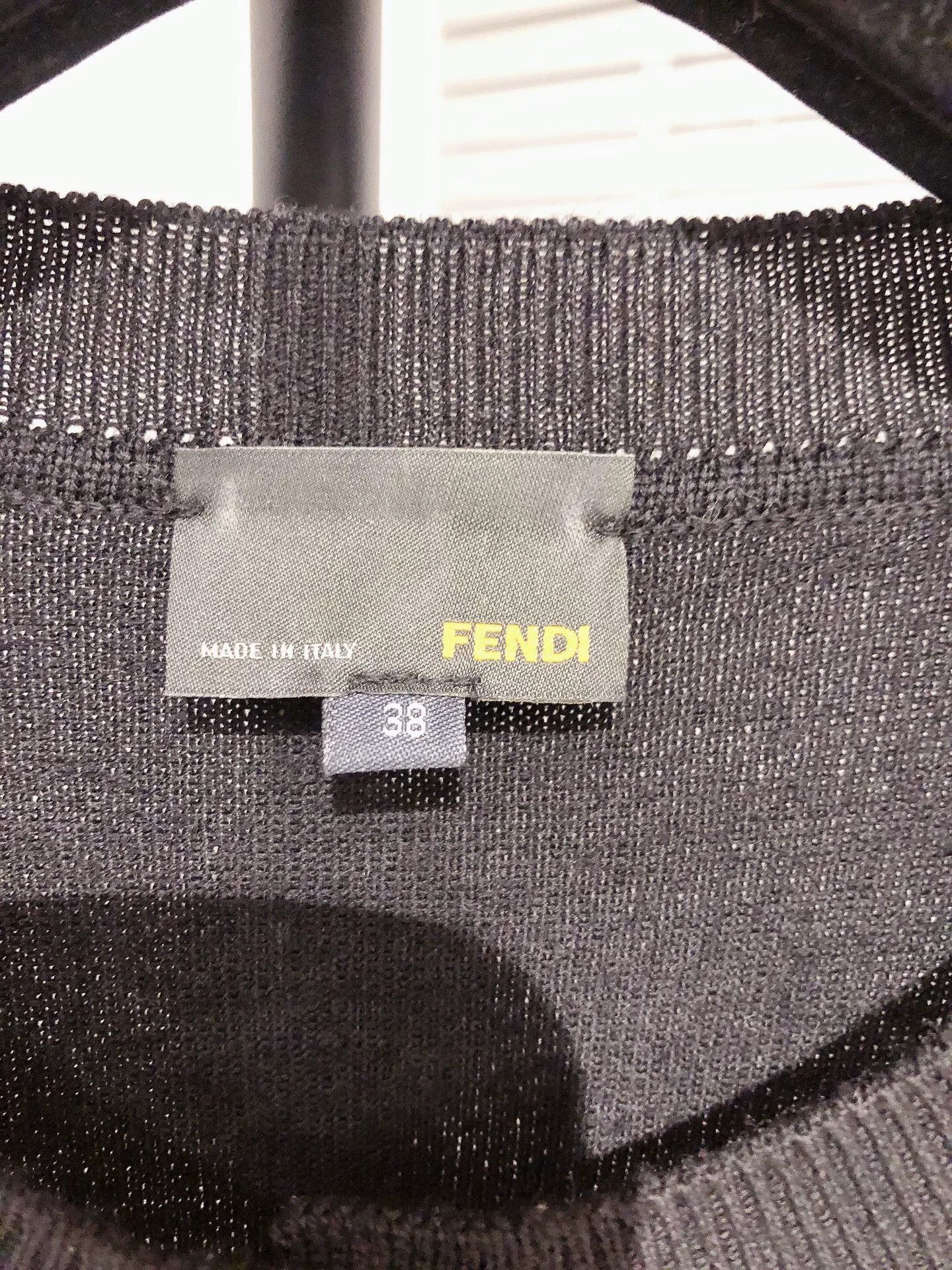 Fendi FENDI Black Sequin Beaded Knit Sweater Size US S / EU 44-46 / 1 - 7 Thumbnail