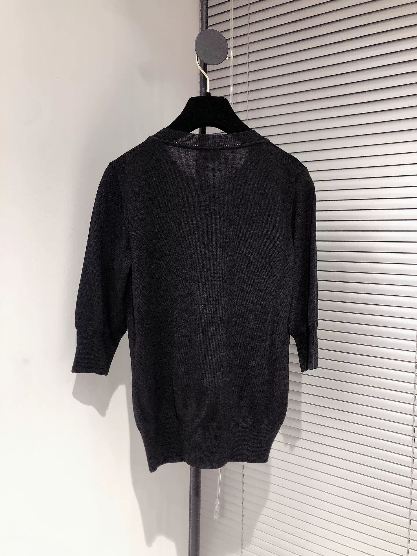 Fendi FENDI Black Sequin Beaded Knit Sweater Size US S / EU 44-46 / 1 - 2 Thumbnail