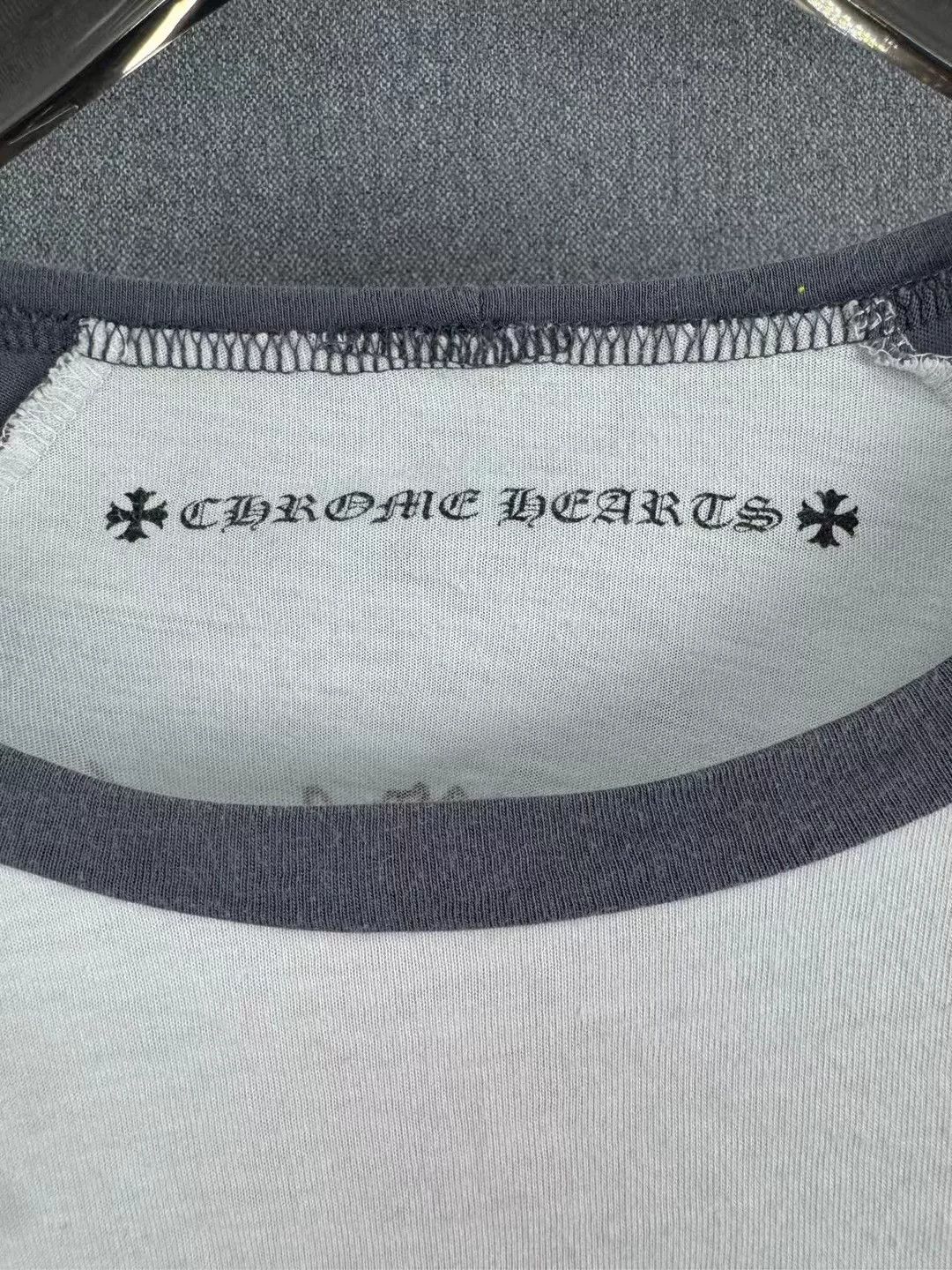 Chrome Hearts Chrome Hearts White Gray Long Sleeve Top Size US M / EU 48-50 / 2 - 3 Thumbnail