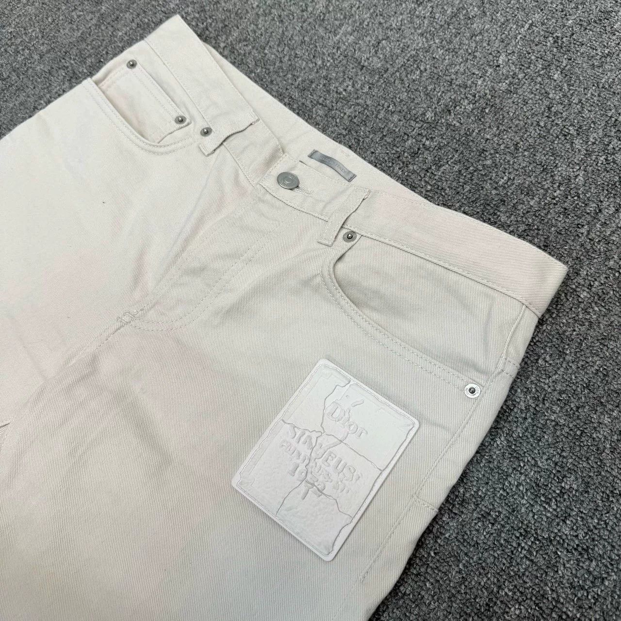 Dior Dior White Casual Pants Size 30 Size US 30 / EU 46 - 3 Thumbnail