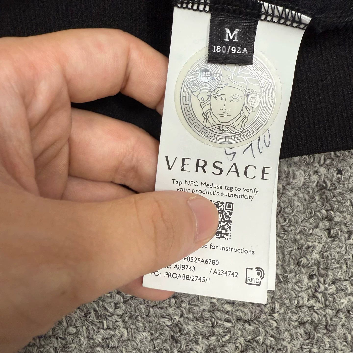 Versace Versace Greek Key Velvet Jacket Size US M / EU 48-50 / 2 - 4 Thumbnail