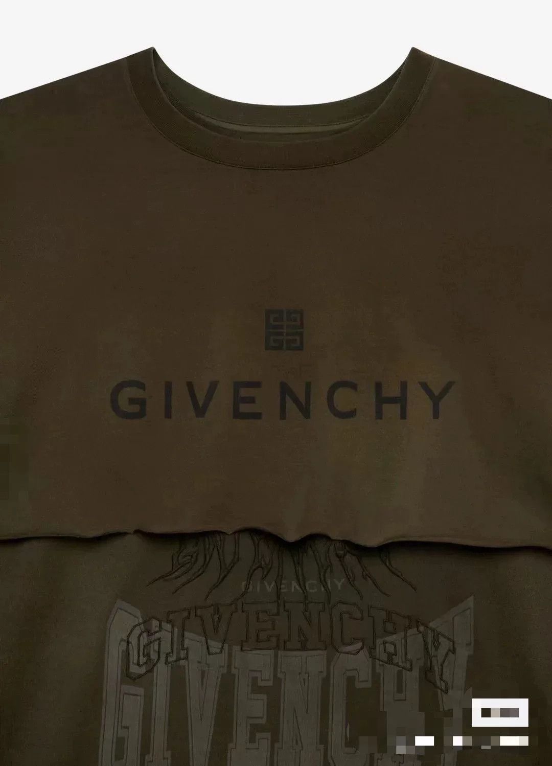 Givenchy Givenchy Runway Layered Short Sleeve T-shirt Size US XL / EU 56 / 4 - 3 Thumbnail