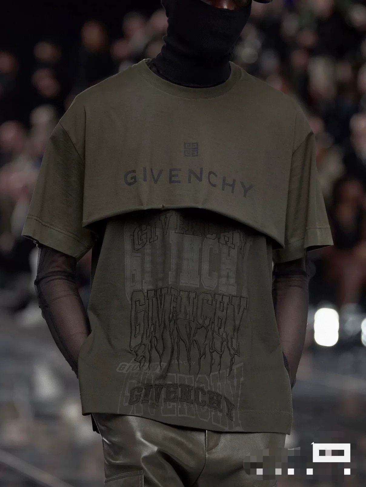 Givenchy Givenchy Runway Layered Short Sleeve T-shirt Size US XL / EU 56 / 4 - 9 Thumbnail