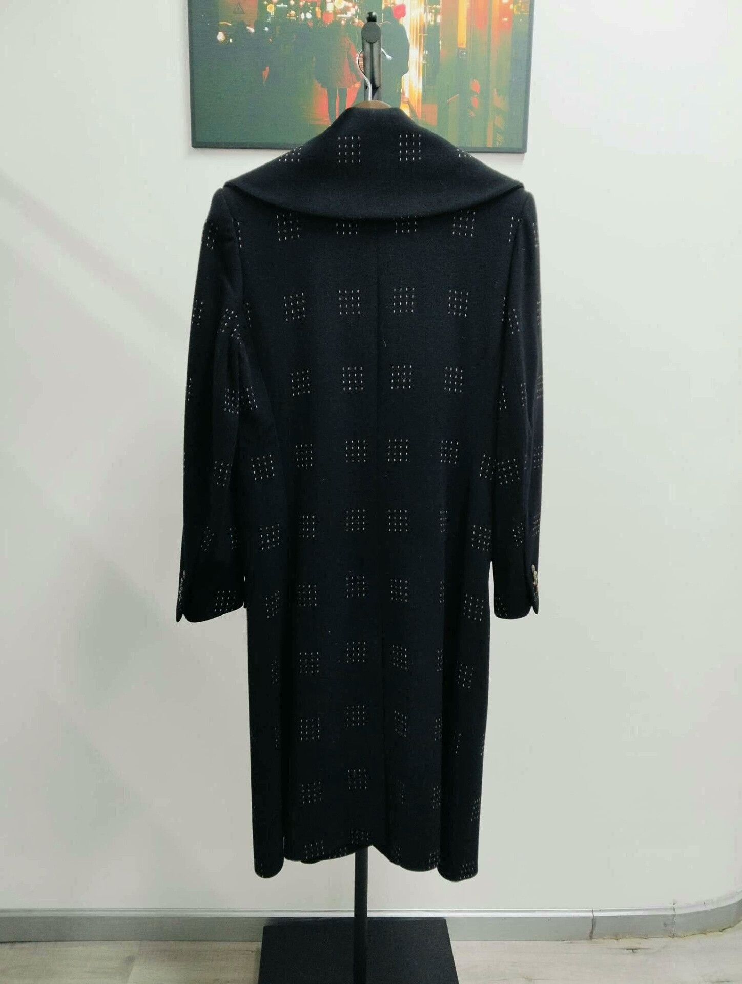 Givenchy GIVENCHY Women's Wool Blend Coat Size 40 Size US L / EU 52-54 / 3 - 2 Thumbnail