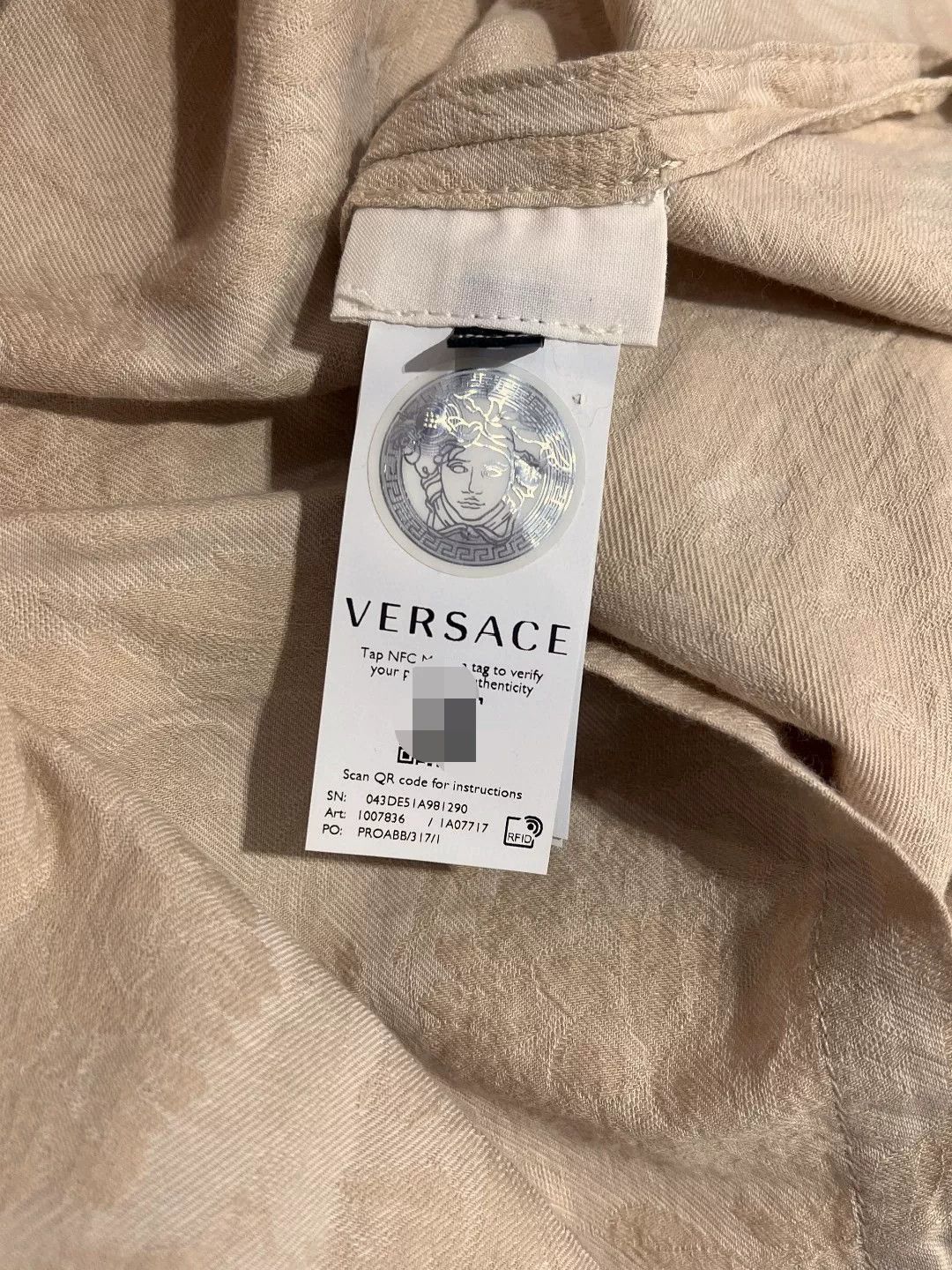 Versace VERSACE Embroidered Short Sleeve Shirt Size US S / EU 44-46 / 1 - 6 Thumbnail