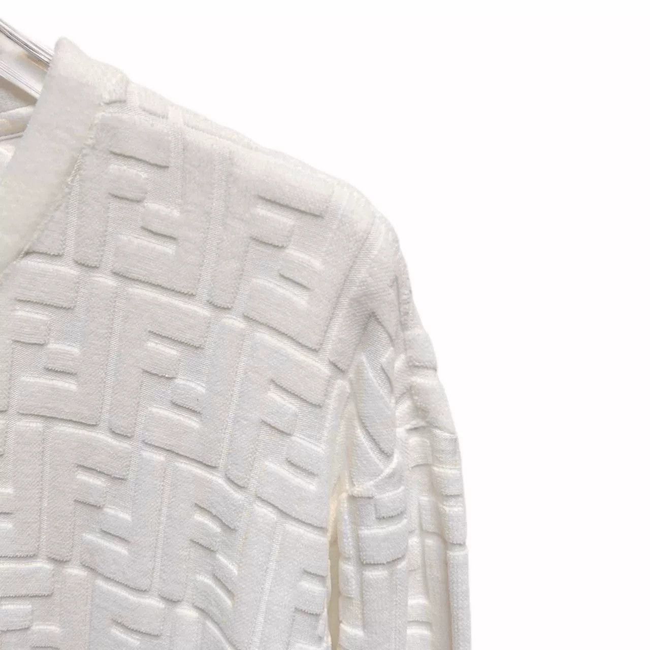 Fendi fendi men's logo patterned long sleeve sweater Size US M / EU 48-50 / 2 - 3 Thumbnail