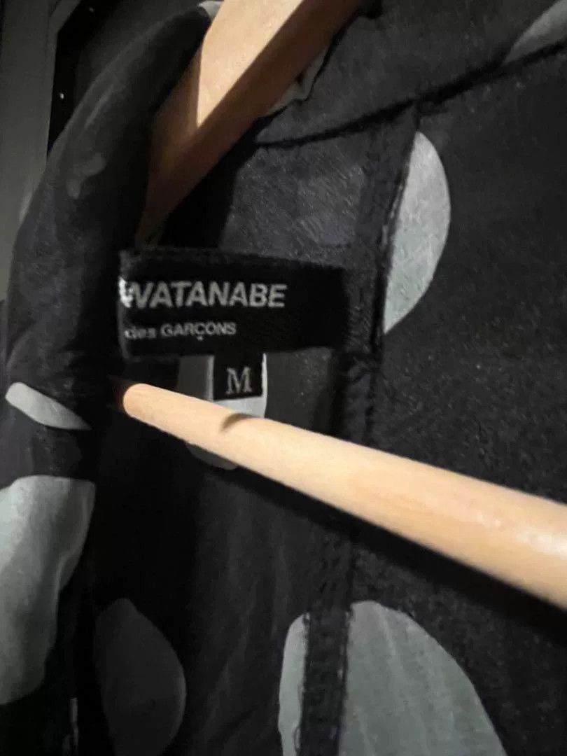 Junya Watanabe sheer polka dot waist tie black shirt coat Size US M / EU 48-50 / 2 - 5 Thumbnail