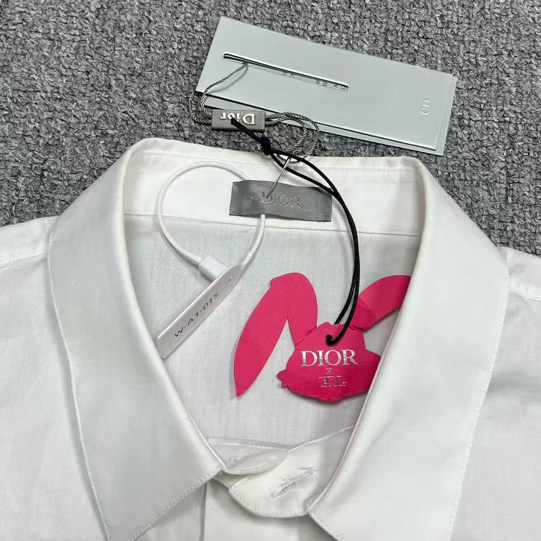 Dior dior x erl limited edition white shirt Size US L / EU 52-54 / 3 - 3 Thumbnail