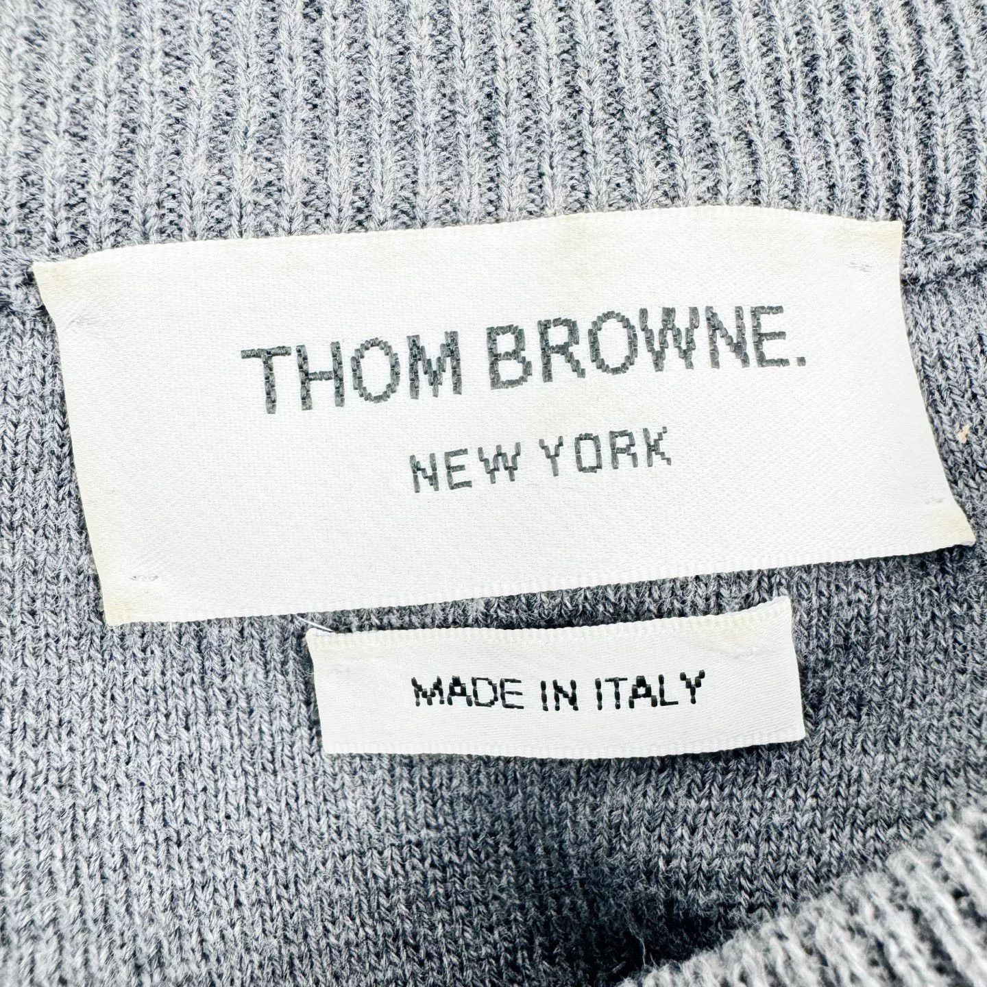 Thom Browne thom browne gray crewneck sweater Size US XS / EU 42 / 0 - 3 Thumbnail