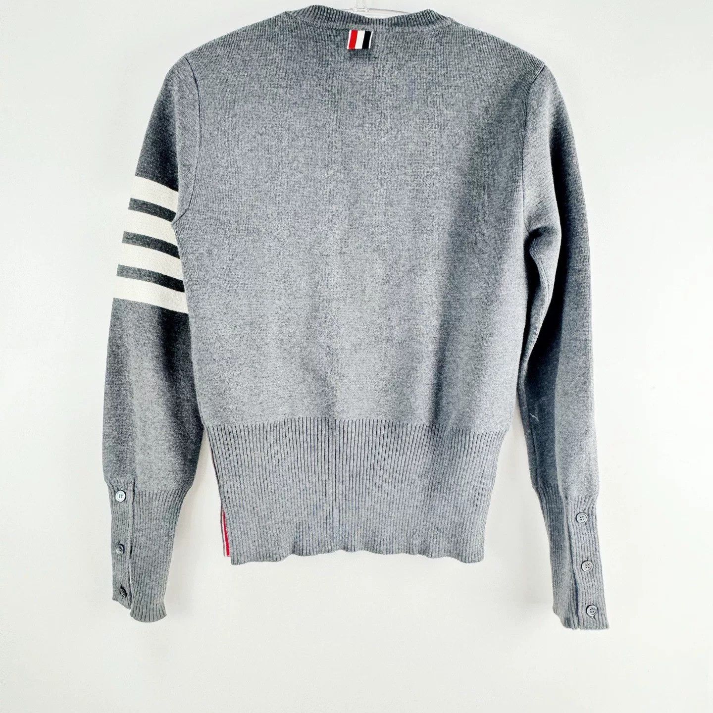 Thom Browne thom browne gray crewneck sweater Size US XS / EU 42 / 0 - 2 Thumbnail