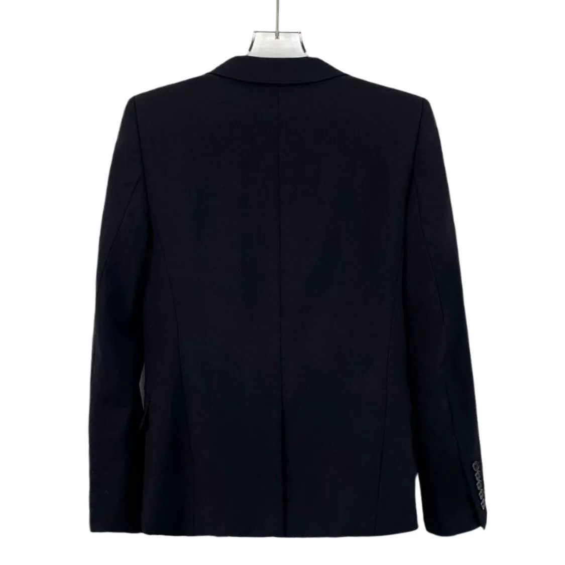 Saint Laurent Paris black wool v-neck long sleeve blazer Size US XS / EU 42 / 0 - 2 Thumbnail