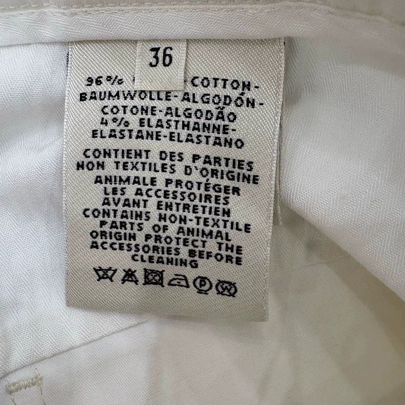Hermes Hermes White Cotton Casual Shorts Size US 36 / EU 52 - 8 Thumbnail