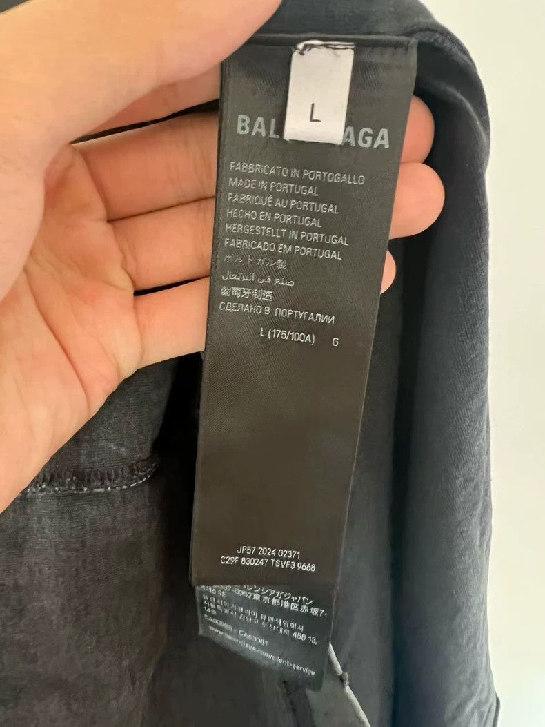 Balenciaga Balenciaga Reversed Logo Embroidered Tee Size US L / EU 52-54 / 3 - 4 Thumbnail