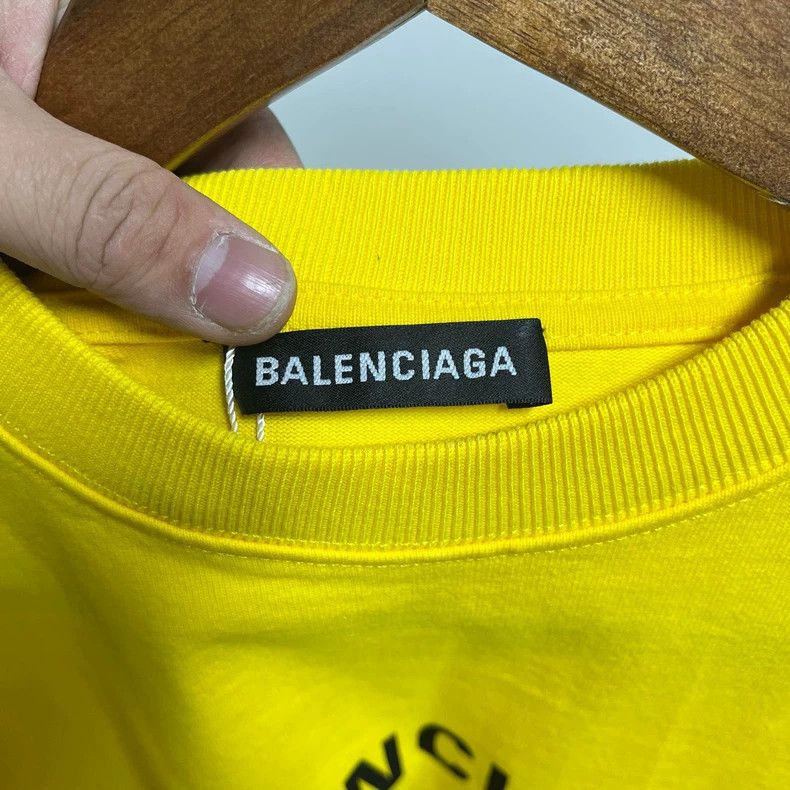 Balenciaga Balenciaga Printed Logo Short Sleeve Size US XXS / EU 40 - 3 Thumbnail