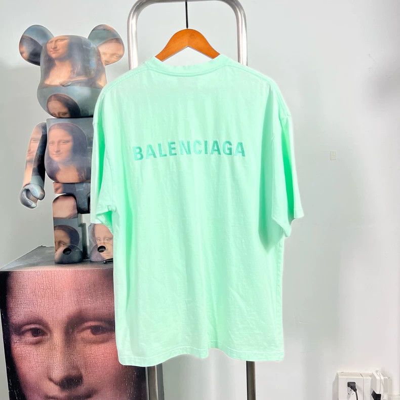Balenciaga Balenciaga Embroidered Logo Short Sleeve Size US M / EU 48-50 / 2 - 2 Thumbnail
