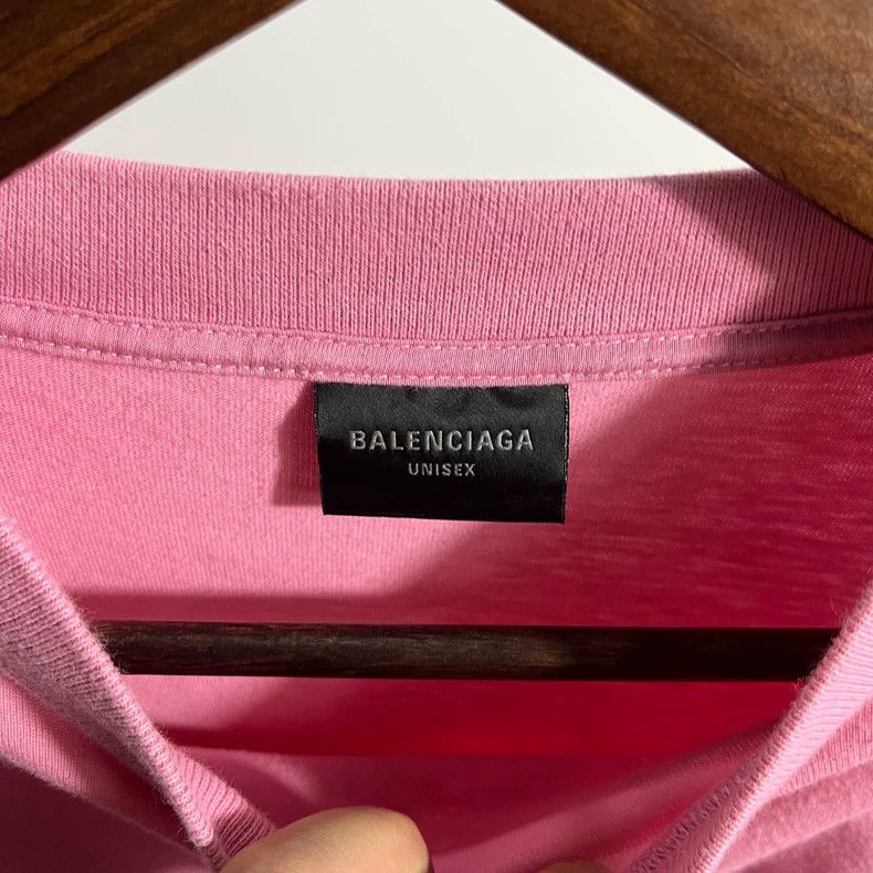 Balenciaga Balenciaga Multi Logo Short Sleeve Tee Size US S / EU 44-46 / 1 - 3 Thumbnail