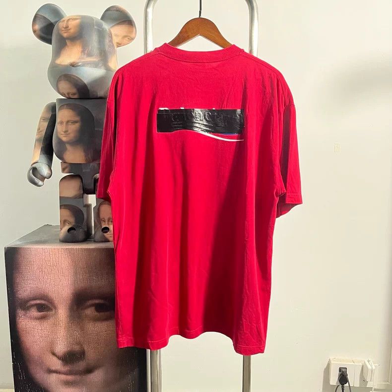 Balenciaga Balenciaga Wave Graphic Short Sleeve Tee Size US L / EU 52-54 / 3 - 2 Thumbnail
