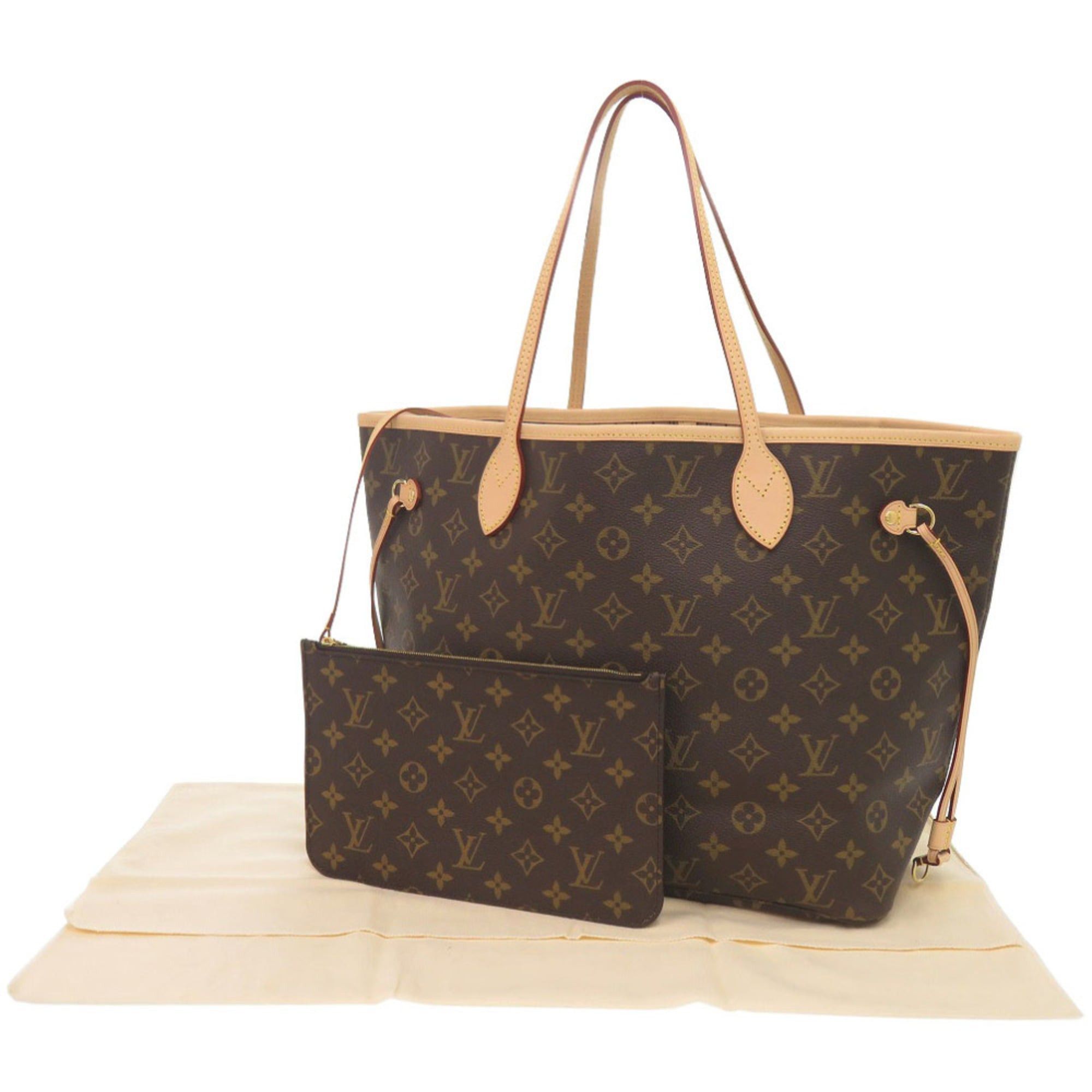 Louis Vuitton Unused Louis Vuitton Neverfull MM Monogram Rose Beige Tote Bag M46975 LV 0473LOUIS VUITTON Size ONE SIZE - 2 Thumbnail