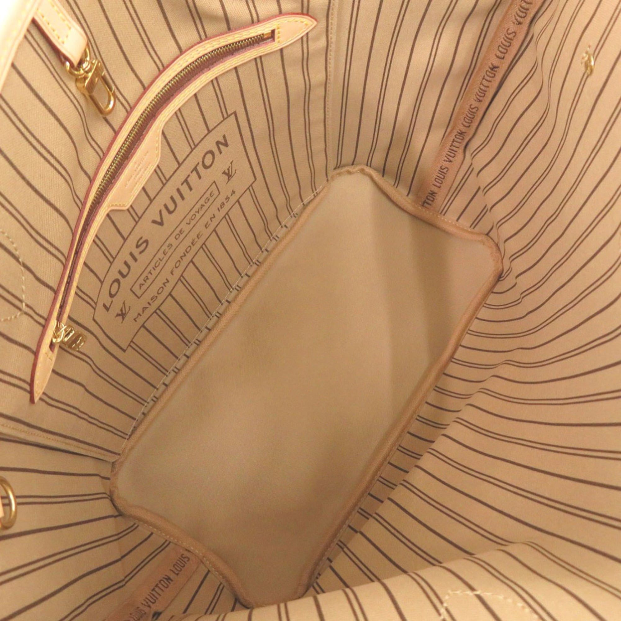 Louis Vuitton Unused Louis Vuitton Neverfull MM Monogram Rose Beige Tote Bag M46975 LV 0473LOUIS VUITTON Size ONE SIZE - 6 Thumbnail