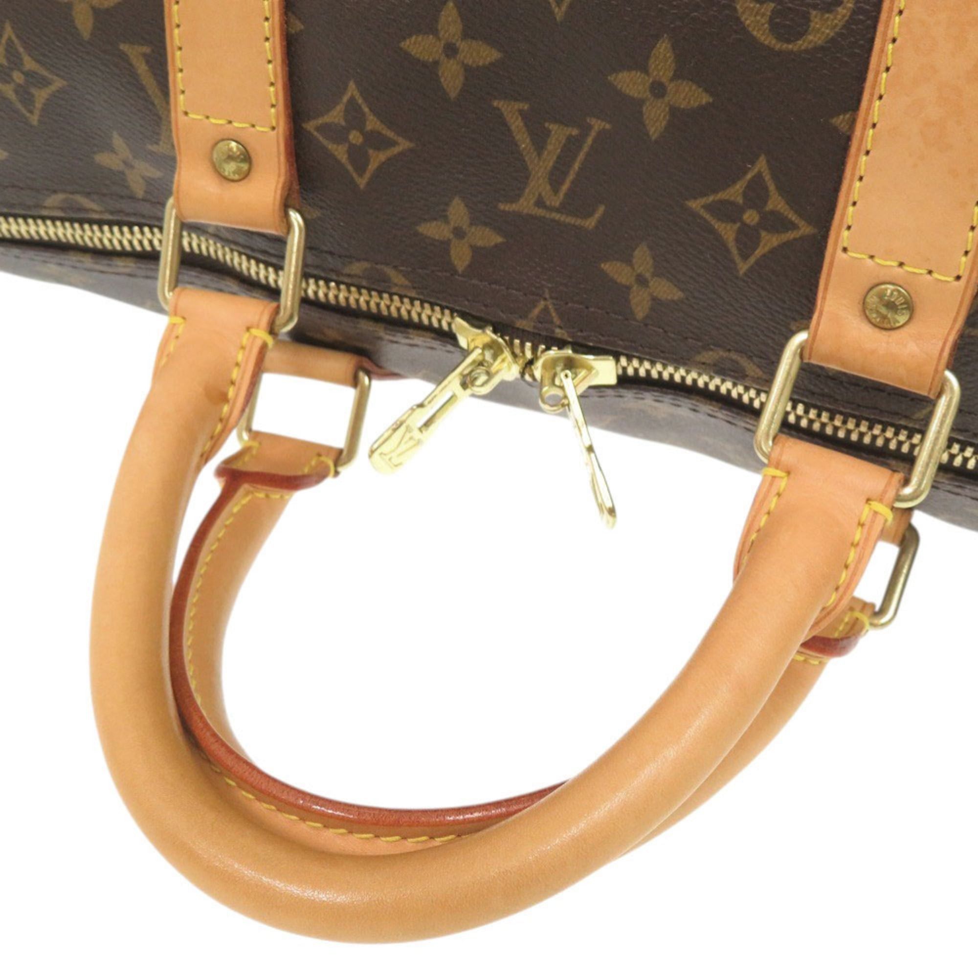 Louis Vuitton Louis Vuitton Keepall 55 Monogram M41424 Brown Boston Bag LV 0692LOUIS VUITTON Size ONE SIZE - 5 Thumbnail