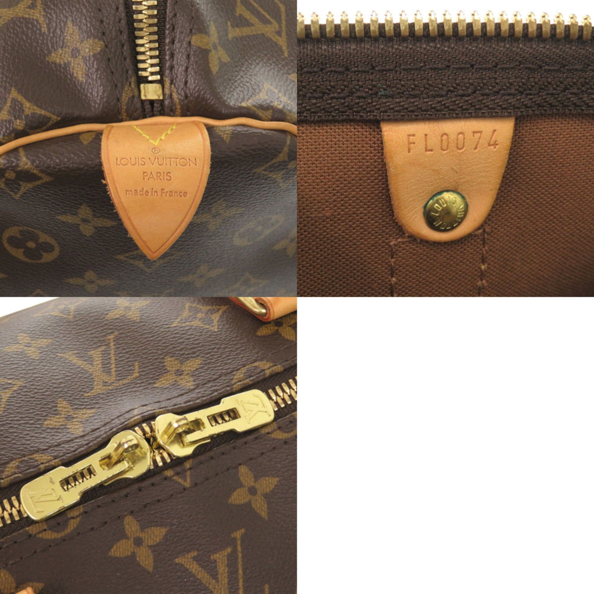 Louis Vuitton Louis Vuitton Keepall 55 Monogram M41424 Brown Boston Bag LV 0692LOUIS VUITTON Size ONE SIZE - 10 Thumbnail