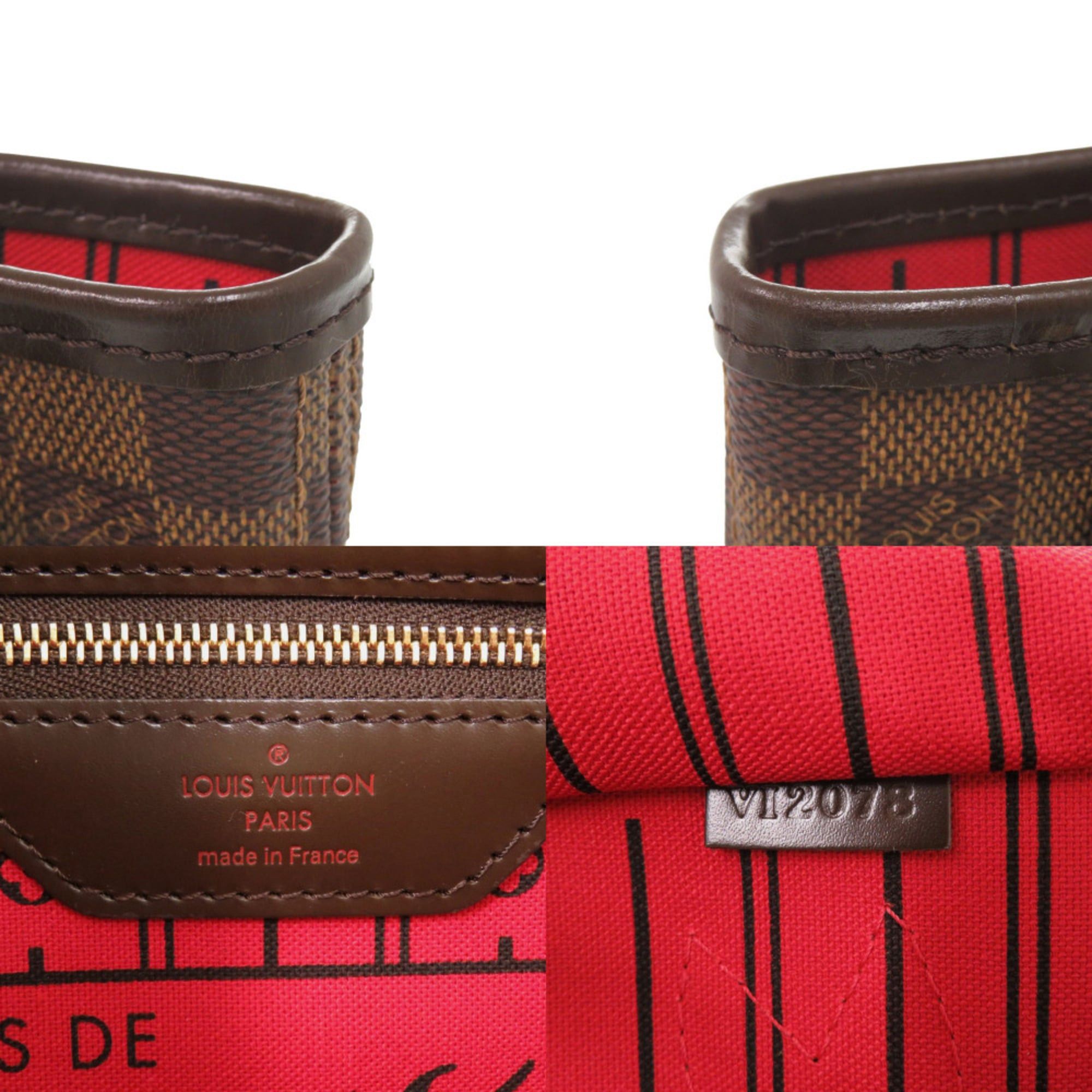 Louis Vuitton Like new Louis Vuitton Neverfull PM Damier Cerise Tote Bag N51109 LV 0463LOUIS VUITTON Size ONE SIZE - 9 Thumbnail