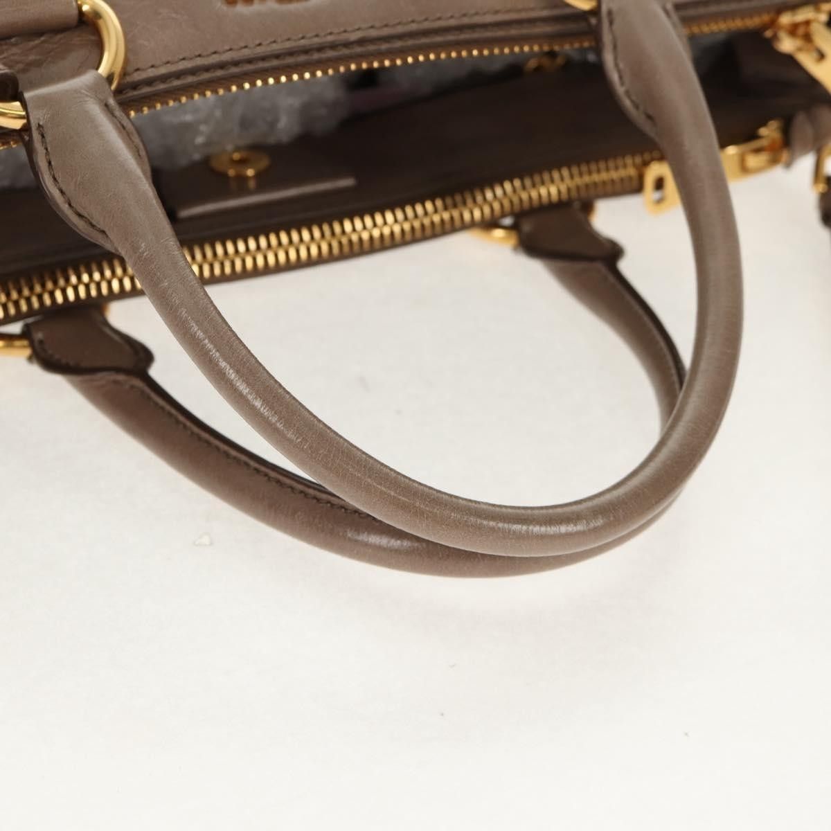 Miu Miu Miu Miu Double Zip Convertible Satchel Vitello Shine Size ONE SIZE - 8 Thumbnail