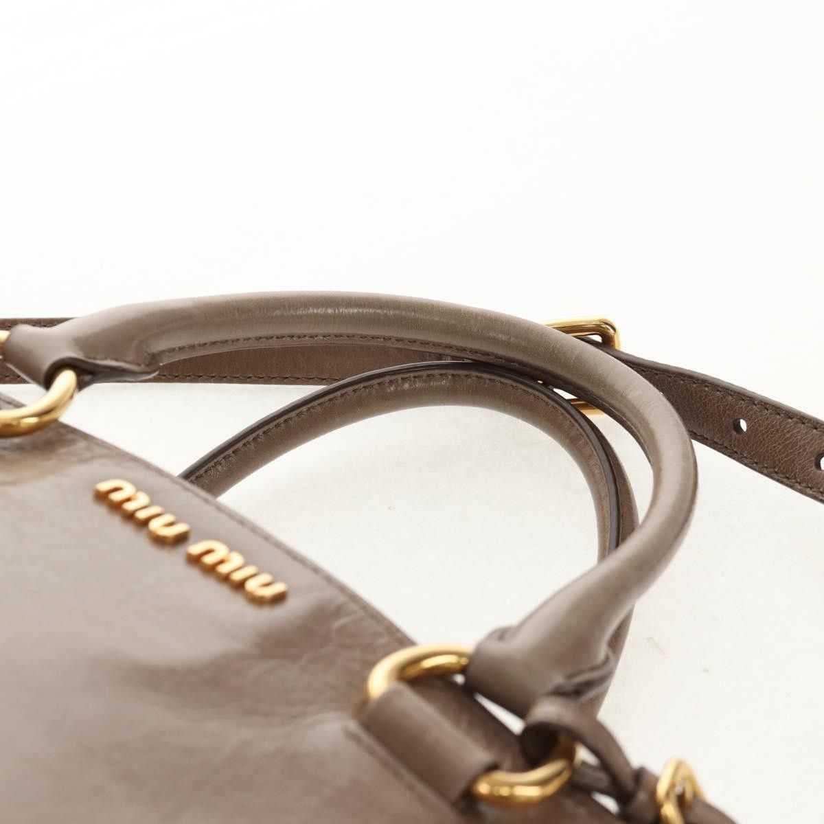 Miu Miu Miu Miu Double Zip Convertible Satchel Vitello Shine Size ONE SIZE - 19 Thumbnail