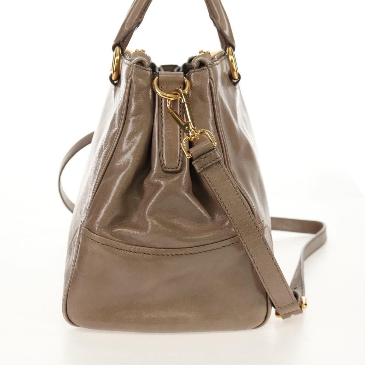 Miu Miu Miu Miu Double Zip Convertible Satchel Vitello Shine Size ONE SIZE - 4 Thumbnail