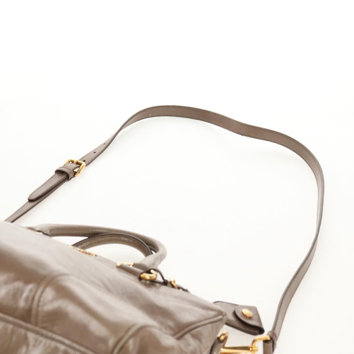 Miu Miu Miu Miu Double Zip Convertible Satchel Vitello Shine Size ONE SIZE - 20 Thumbnail
