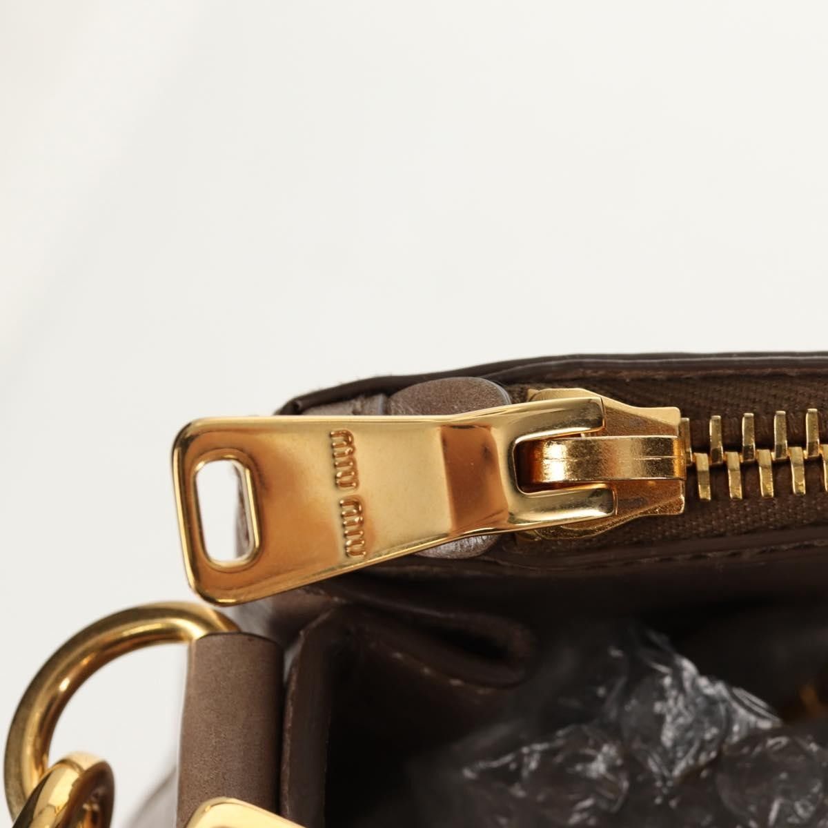 Miu Miu Miu Miu Double Zip Convertible Satchel Vitello Shine Size ONE SIZE - 15 Thumbnail