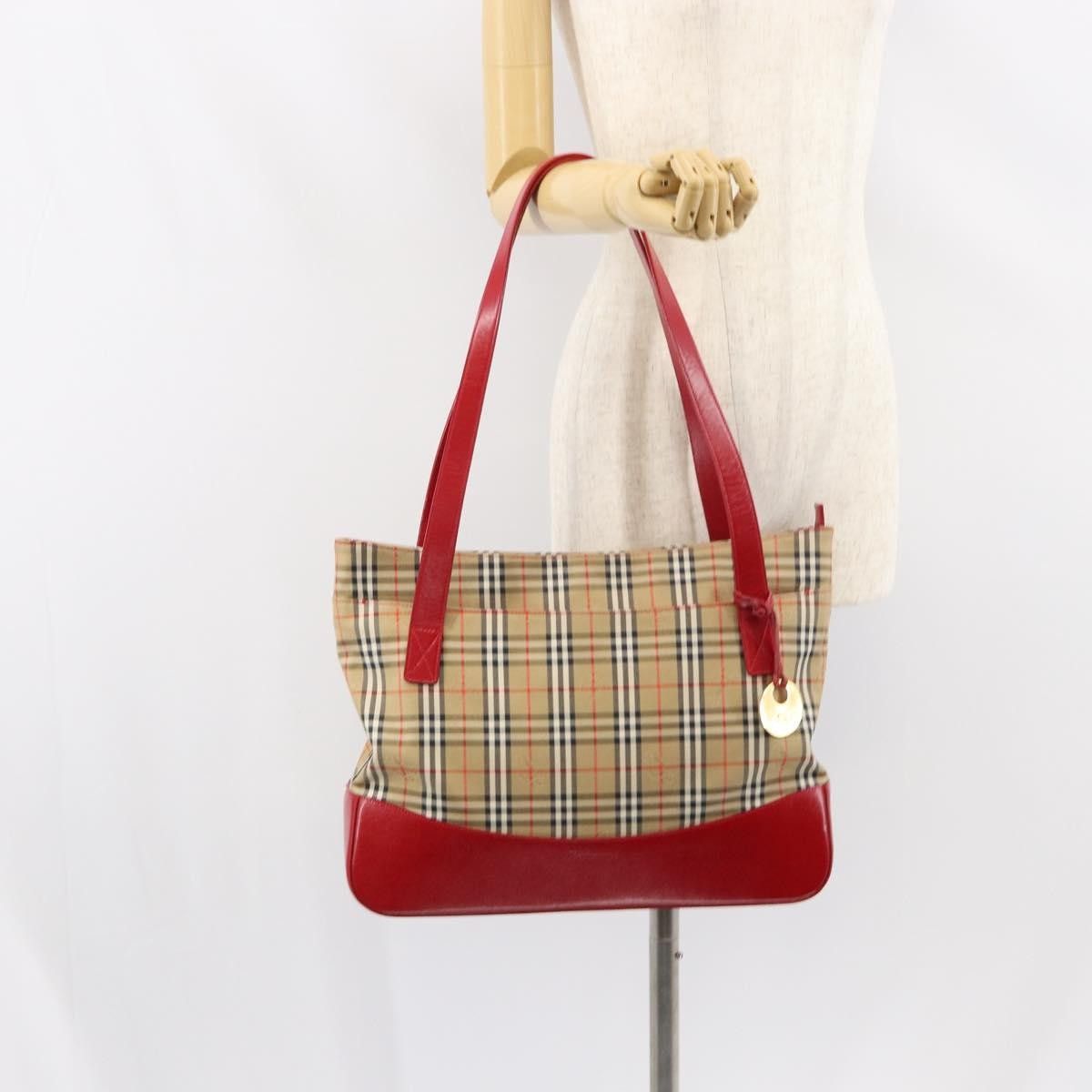Burberry Burberry Nova Check Handbag Nova Check Canvas Size ONE SIZE - 12 Thumbnail