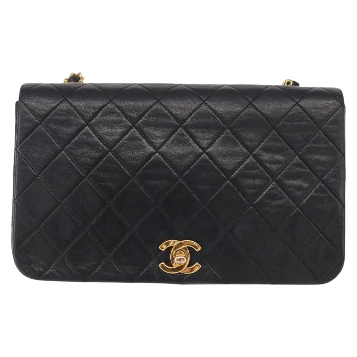 Chanel Chanel Vintage Full Flap Bag Quilted Lambskin Size ONE SIZE - 18 Thumbnail