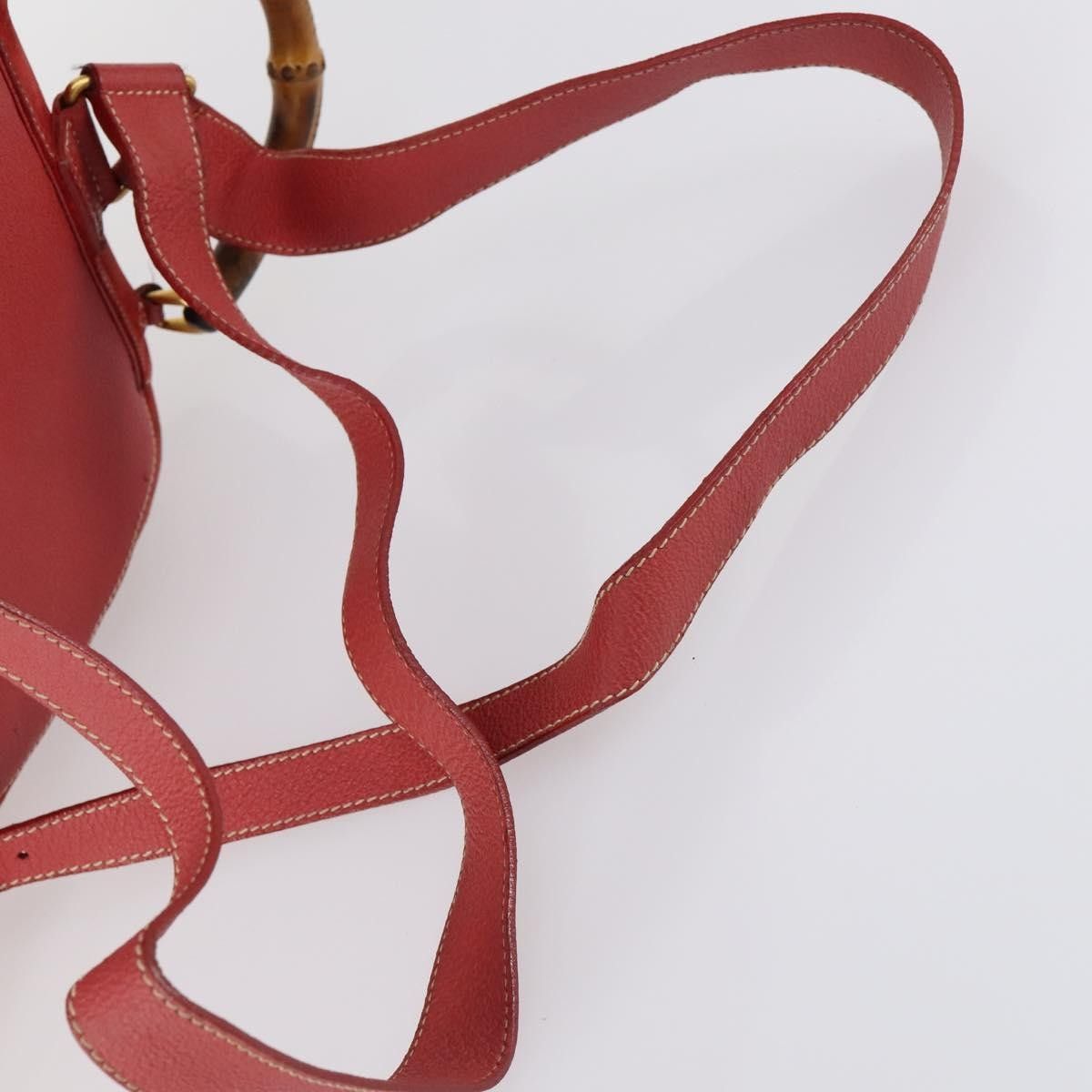 Gucci Gucci Vintage Bamboo Backpack Suede Size ONE SIZE - 15 Thumbnail