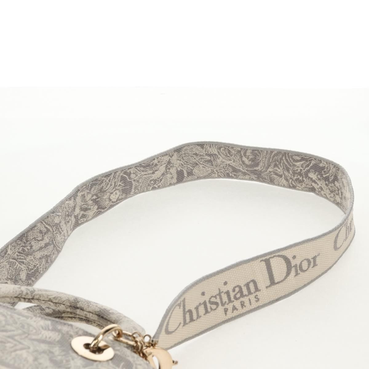 Dior Christian Dior Toile de Jouy Lady D-Lite Bag Embroidered Canvas Size ONE SIZE - 19 Thumbnail
